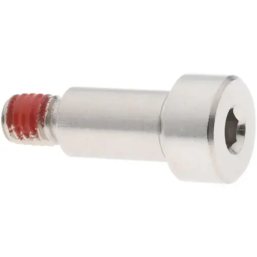 Precision Shoulder Screw: 1/4" Shoulder Dia, 7/16" Shoulder Length, #10-32, 1/4" Thread Length, 18-8 & 303, Stainless Steel, Hex Socket