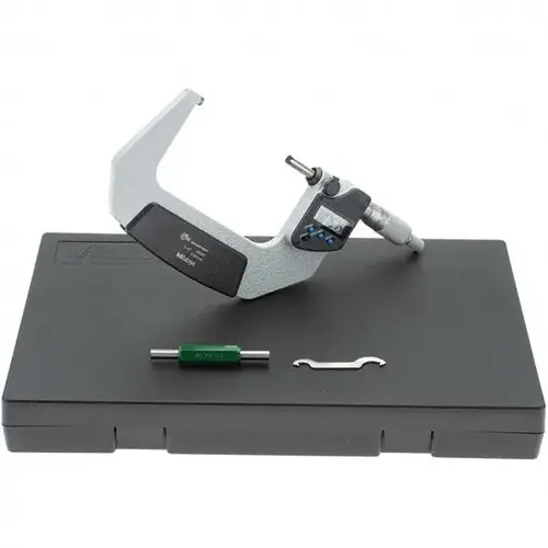 Electronic Outside Micrometer: 3", Solid Carbide Measuring Face, IP65