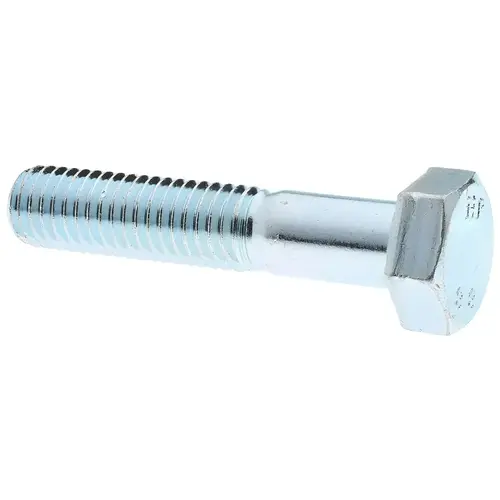Hex Head Cap Screw: M8 x 1.25 x 40 mm, Grade 8.8 Steel, Zinc-Plated