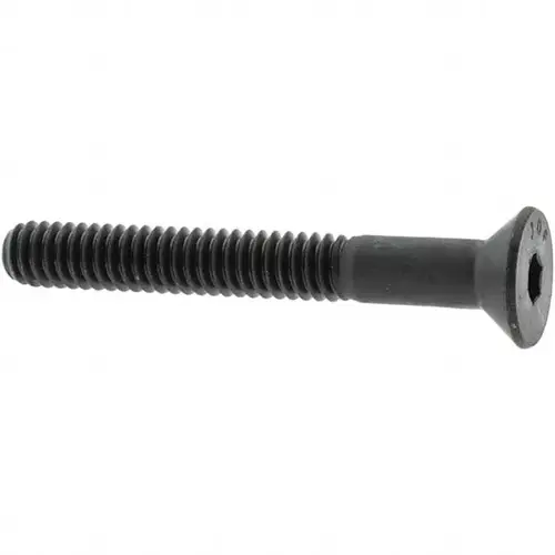 Flat Socket Cap Screw: 1/4-20 x 2", Alloy Steel, Black Oxide Finish - pack of 25