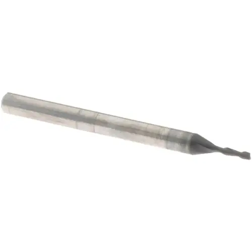 Square End Mill: 3/64 inch Dia, 9/64 inch LOC, 1/8 inch Shank Dia, 1-1/2 inch OAL, 2 Flutes, Solid Carbide