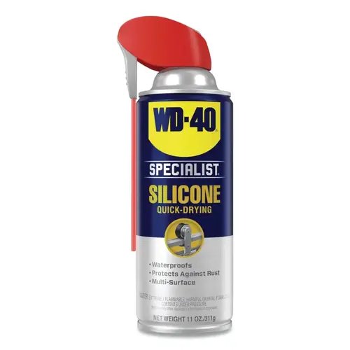 WD-40 SPECIALIST 300012 Specialist Silicone Lubricant, 11 oz Aerosol Can Clear