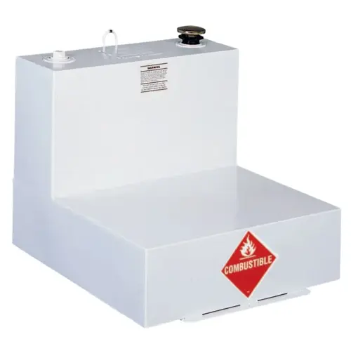 JOBOX 482000 Liquid Transfer Tanks, L-Shaped, 51 gal to 54 gal, Steel, White