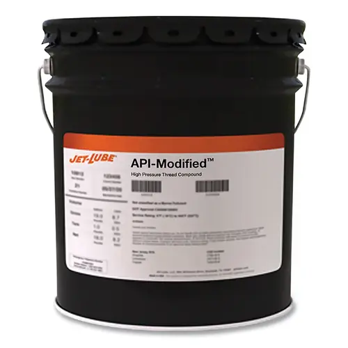 JET-LUBE 22117 API-Modified  High Pressure Thread Compound, 3.5 gal, Pail, Metallic