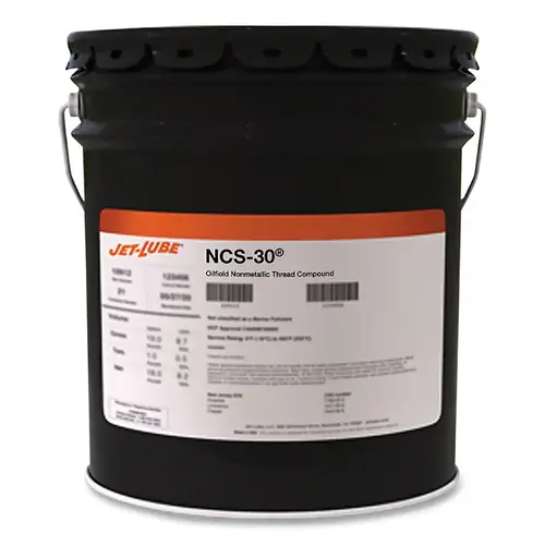 OilSafe 16915L NCS-30  Oilfield Nonmetallic Thread Compound, 5 gal, Pail, Light Brown