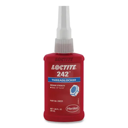 Loctite 135354 242 Threadlocker, Medium Strength, 10 ml, Blue