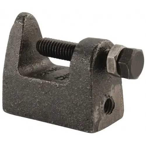 Cooper B-Line 78101170499 Wide & Top Jaw Clamp: 1/8 to 1-1/4" Flange Thickness, 2" Flange Width, 3/8" Rod