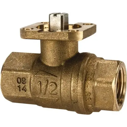 Standard Manual Ball Valve: 1/2" Pipe, Full Port