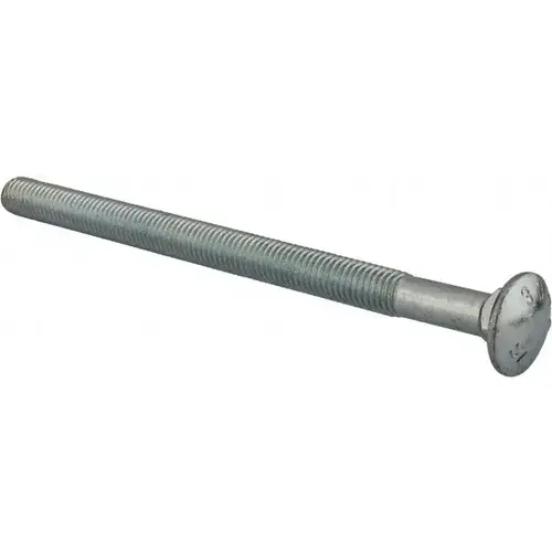 Value Collection 489128PR Carriage Bolt: 1/2-13, 7-1/2" Length Under Head, Square Neck
