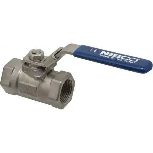 NIBCO NL944KAP Fire Safe Manual Ball Valve: 1" Pipe, Reduced Port