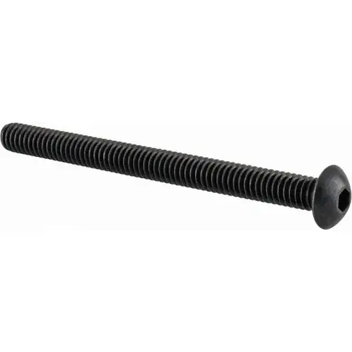 Value Collection 701084PR-XCP5 Button Socket Cap Screw: #8-32 x 2, Alloy Steel, Black Oxide Coated - pack of 5