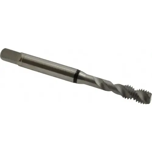 Guhring 63269120 Spiral Flute Tap: #12-28, UNF, 2 Flute, Modified Bottoming, 2B Class of Fit, Cobalt, Bright/Uncoated