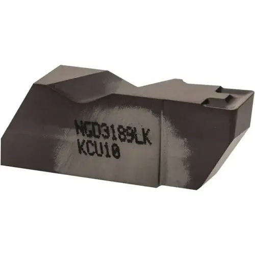 Kennametal 4175836 Grooving Insert: NGD3189K KCU10, Solid Carbide AlTiN