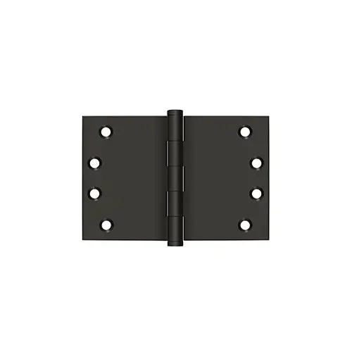 4" x 6" Square Corner Hinge in Oil-rubbed Bronze
