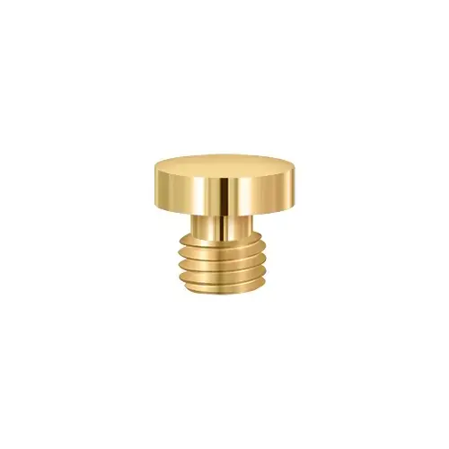 Deltana DSBUCR003 Button Tip in PVD Polished Brass