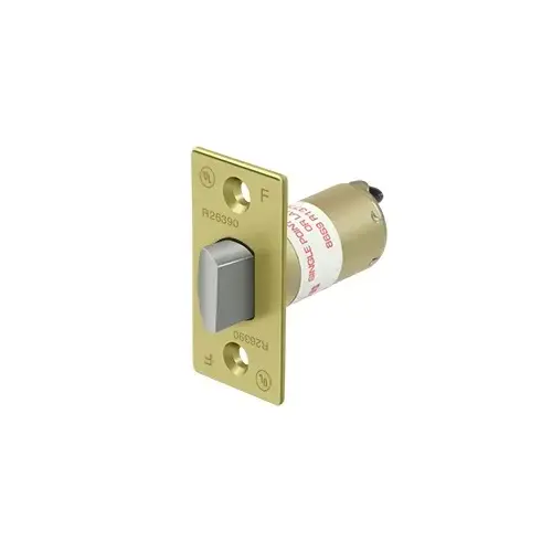GR2 Reg. Latch Pass/Priv, 2-3/4" in Polished Brass