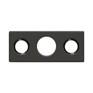 Deltana SP7FBR10B Strike Plate For 7" Flush Bolt in Oil-rubbed Bronze