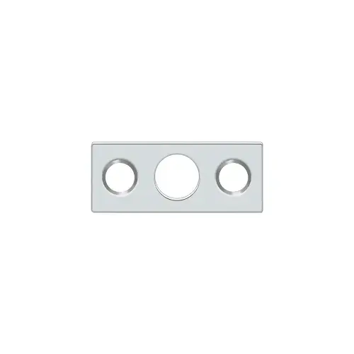 Deltana SP7FBR26 Strike Plate For 7" Flush Bolt in Polished Chrome