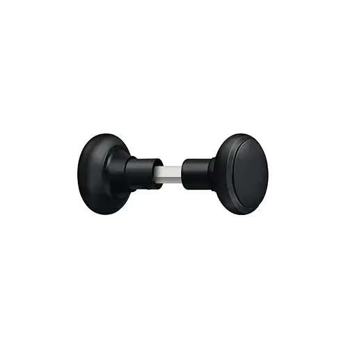 Deltana SDML334/KKU19 Accessory Knob Set for SDML334, Solid Brass in Paint Black