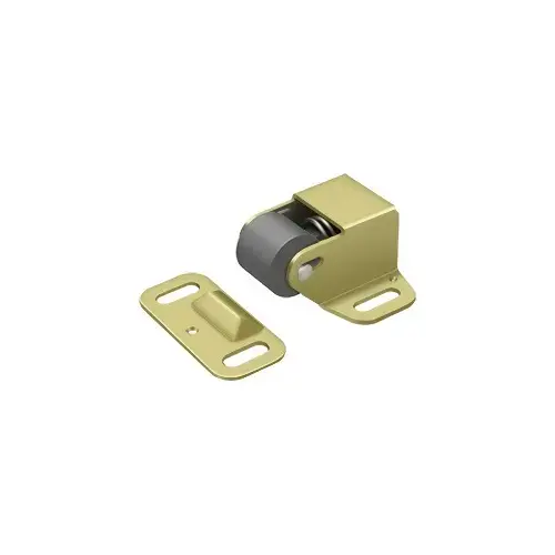 Roller Catch Surface Mounted in Polished Brass