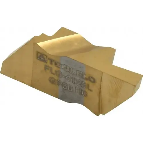 Tool-Flo 564825LN4C Grooving Insert: FLG4125 GP50, Solid Carbide TiN