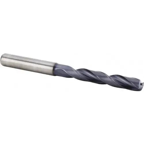 Kennametal 1988932 Screw Machine Length Drill Bit: 5.30 mm Dia, 140 deg Point, Solid Carbide TiAlN