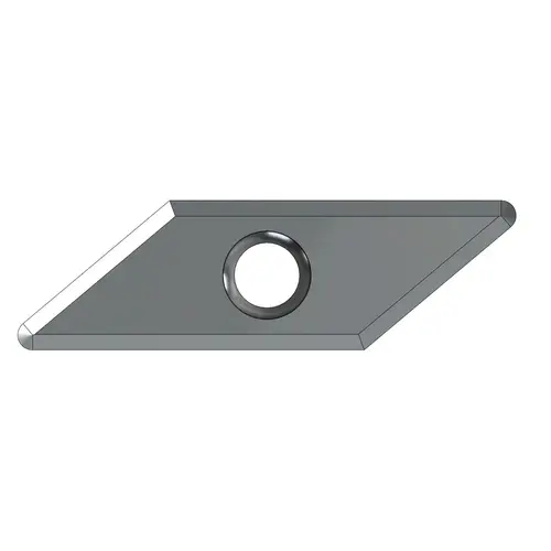 A.B. Tools DI90WL-1 Milling Inserts; Insert Style: Di90WL ; Insert Size: Di90WL ; Insert Material: Carbide ; Insert Shape: Parallelogram ; Manufacturer Grade: DEXI ; Corner Radius (Decimal Inch): 0.0150 Bright/Uncoated