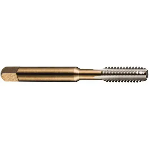 Dormer Pramet 5976310 Straight Flute Tap: 1/4-28 UNF, 3 Flute, Plug Chamfer, 2B Class of Fit, HSS, Bright/Uncoated Finish
