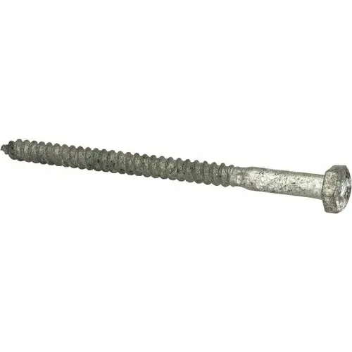 Value Collection 1464LG 1/4" Screw, 4" Length Under Head, Steel, Hex Head Lag Screw
