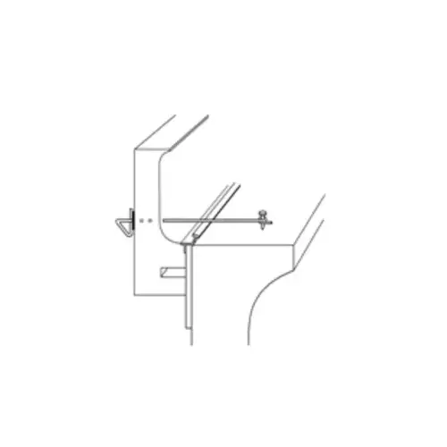 8' Single Piece Regular Forms Wht W/tie