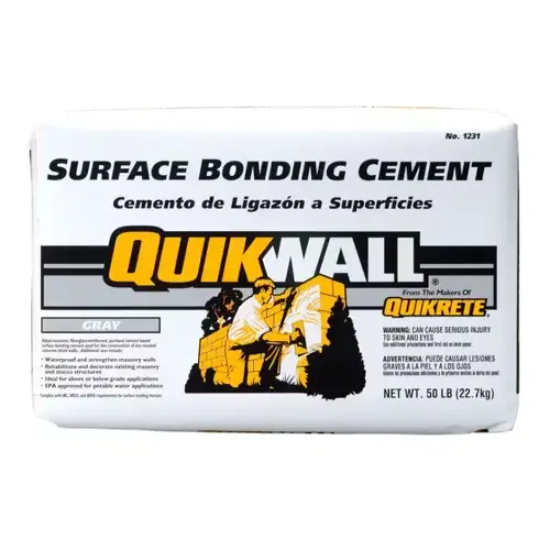 Quikrete 1231-50 Gray Surface Bonding Cement