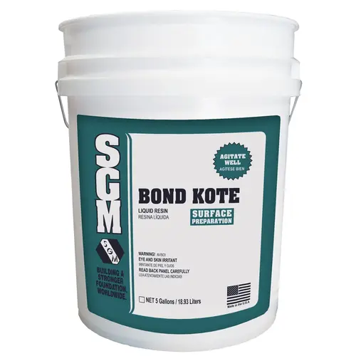 Southern Grouts & Mortars 1600110 Bond Kote Resin - 5 Gallon Pail