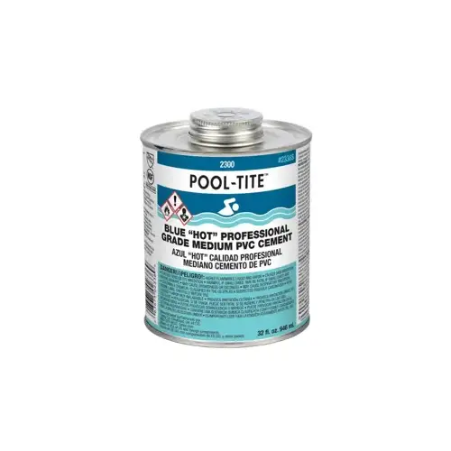 Oatey 2336S Pool-Tite Blue Cement - Quart