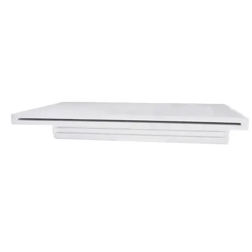 CMP 25577-230-900 Waterfall 24" Sheer, 9" Lip White