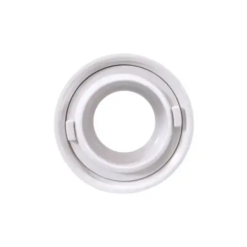 Aquastar ASD101 1/2" Extender With Eyeball and Nut 1.5", White