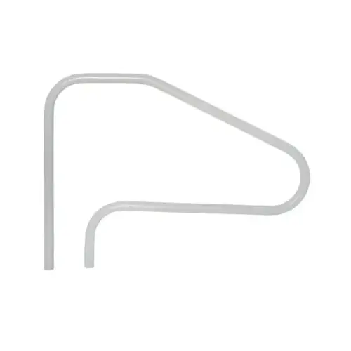 Saftron P-448 Return-To-Deck Figure-4 Hand Rail, White