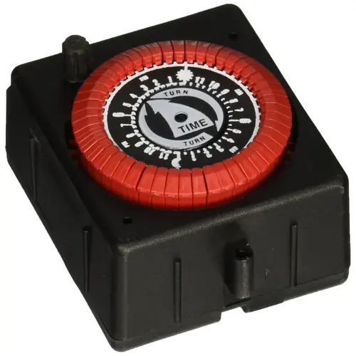 Intermatic PB913N66 24-hour Mechanical Panel Mount Timer W/ Manual Override & 48 Trippers 120v