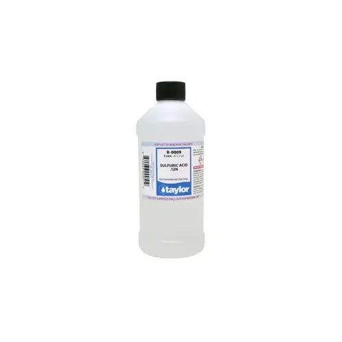 TAYLOR R-0009-E Sulfuric Acid .12n 16 Oz Clear