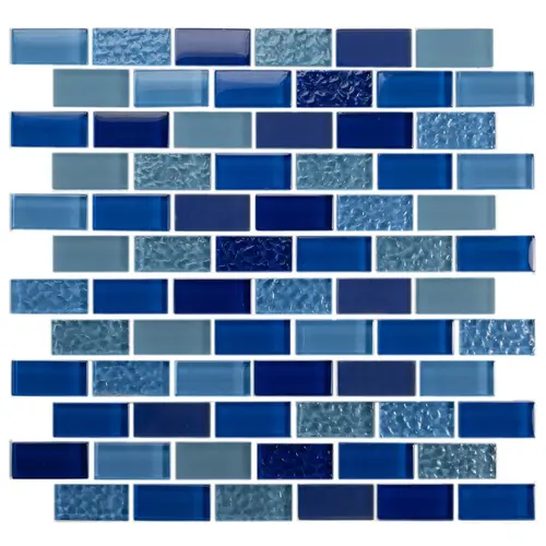 TileXpressions TX-CB1 Crystal Blue 1 X 2 Tile