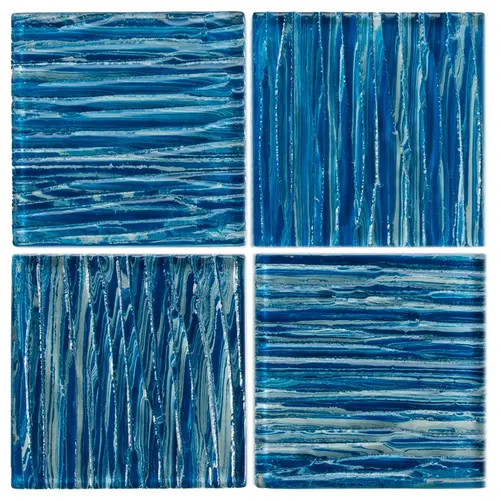 TileXpressions TX-TMARB3 Tsunami Marine Blue 3 X 3 Tile