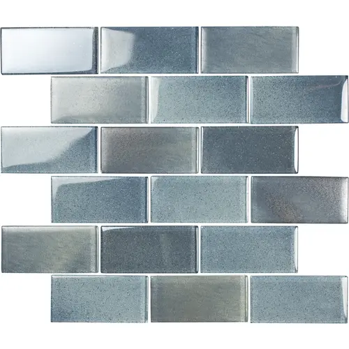 TileXpressions TX-MGB2X4 Mystic Grey Blue 2 x 4 Tile