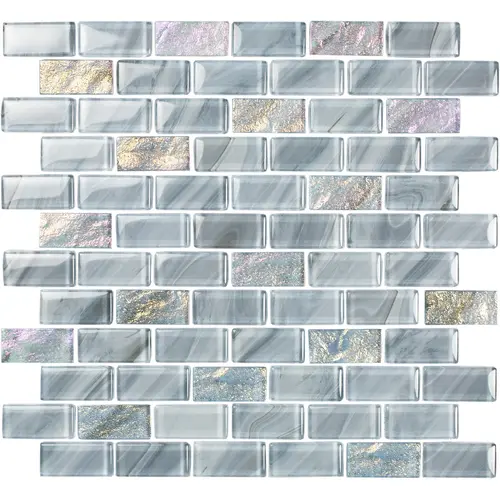 Exquisite Grey 1 X 2 Tile