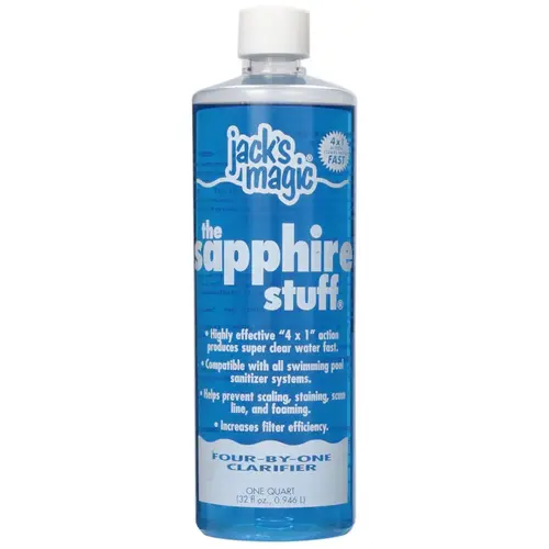 JACK'S MAGIC JMSAPPHIRE032 Jack's Magic Sapphire Stuff 4 In 1 Clarifier - Quart