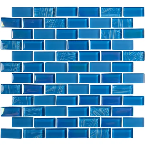 TileXpressions TX-WPB1X2 Waves Persian Blue 1 X 2 Tile