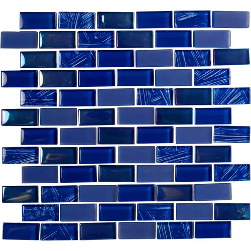 TileXpressions TX-WAB1X2 Waves Azure Blue 1 X 2 Tile