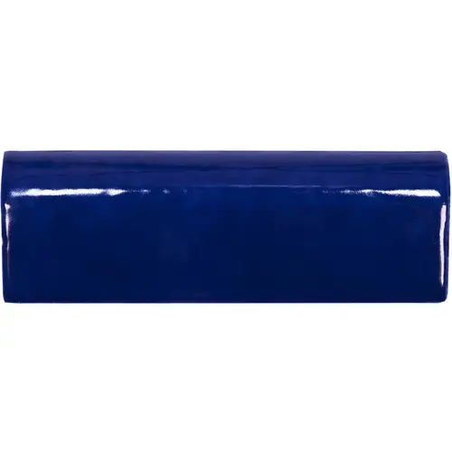 Custom Mosaics BULL-SP Tile 2X6 Sapphire Bullnose Mudcap
