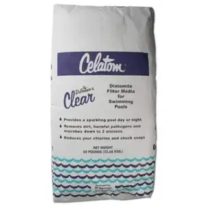 IMERYS PERFORMANCE MINERALS DE-50 D.E. (Diatomaceous Earth) Pool Filter Media - 50lb Bag