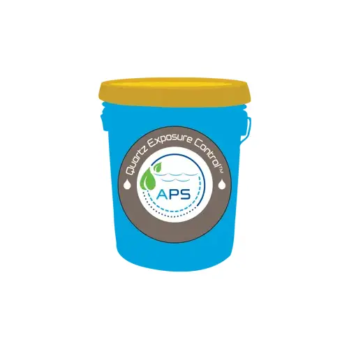 ADVANCED PEBBLE SOLUTIONS LLC APS-GRE-FL APS 5-GALLON GREEN LIQUID EXPOSURE AGENT - QUARTZ