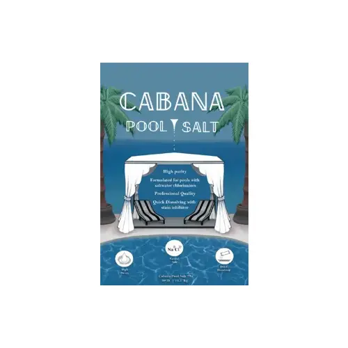 AME SALT INC. CAB101 Cabana Pool Salt - 40lb Bag