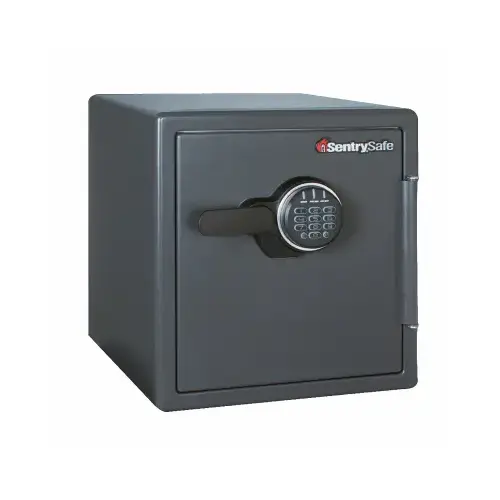 Sentry Safe SF123ES 1.23 Cu. Ft. Capacity Combination Fire-Safe Floor Safe Black